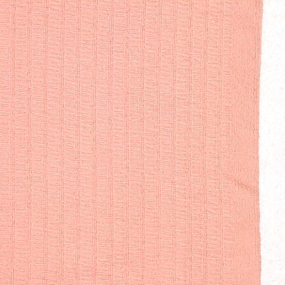 Vintage Wool Crepe Fabric 1.5 Yards 60" Wide Peach Salmon Soft 1960s Dress